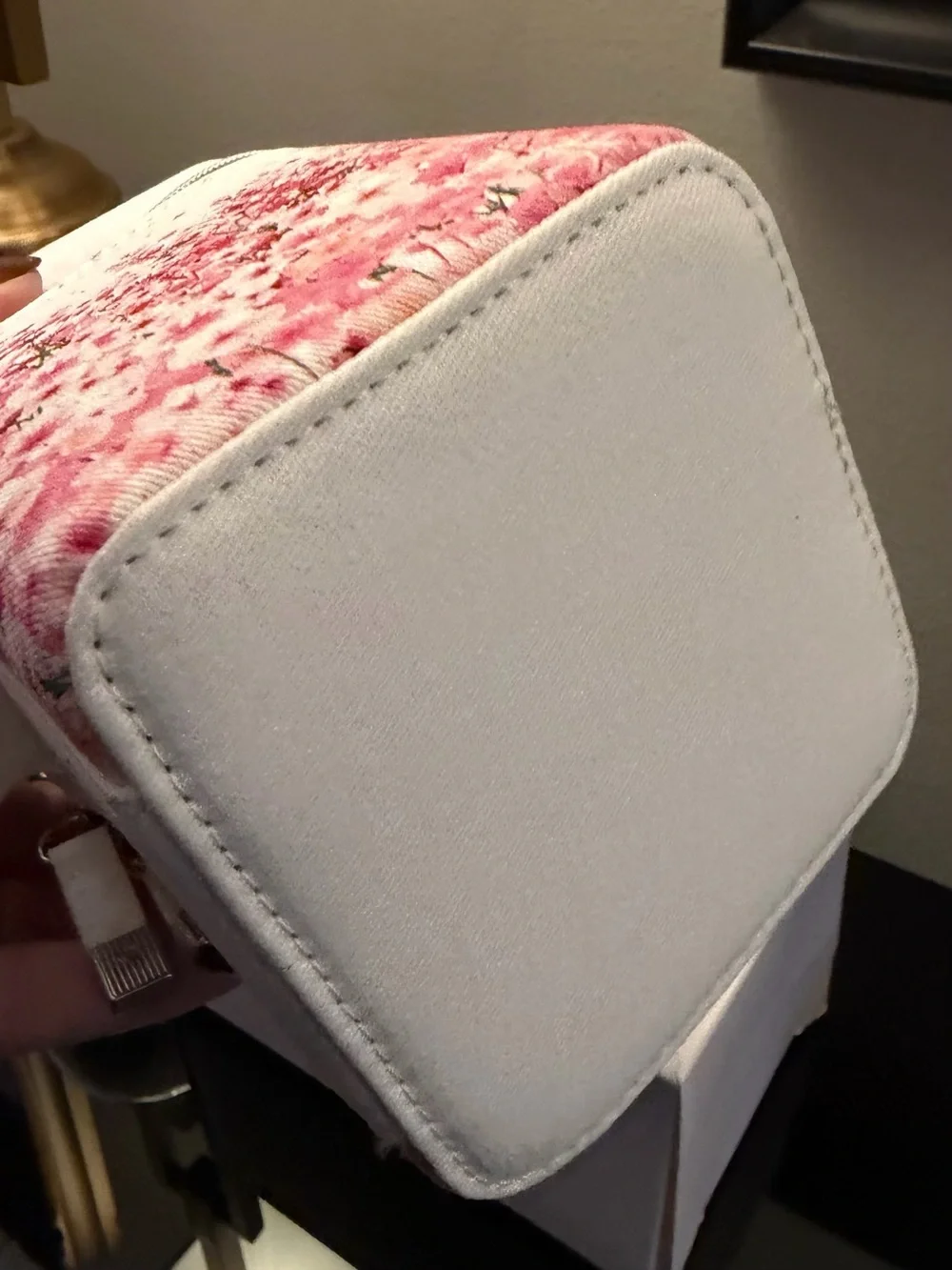 Made for Dior White Floral Pink Cosmetic Vanity Case NIB GWP